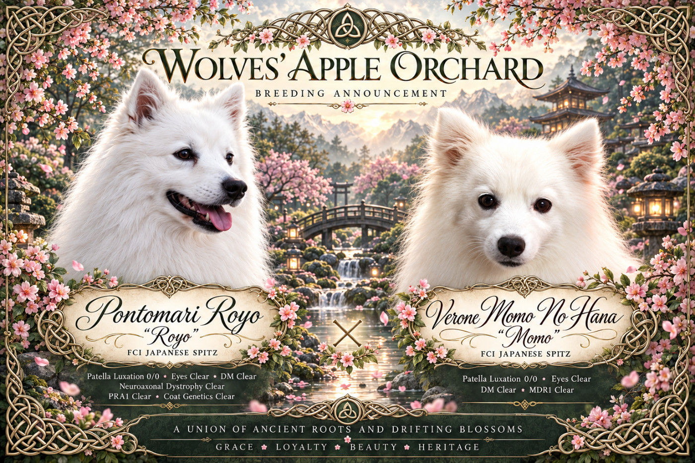 Chiot Spitz japonais de la Pommeraie des Loups